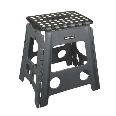 Produktbild von hocker James31,5 x 21,5 x 39 cm grau/schwarz