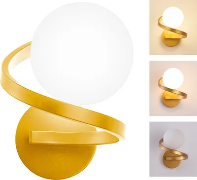 Produktbild von LED Wandleuchte Moderne Wandlampen, Glaswandlampen Für Treppen, Flure, Schlafzimmer, ohne Leuchtmittel, Enthält keine Lichtquelle, G9-Lampenfassung