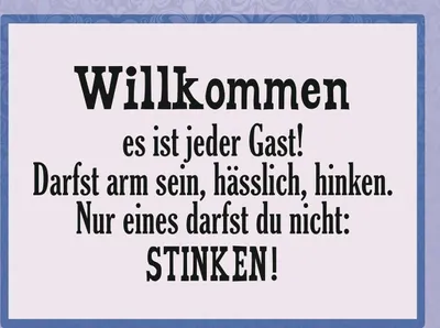 Produktbild von vianmo Holzschild 30x40 cm Willkommen es ist jeder Gast