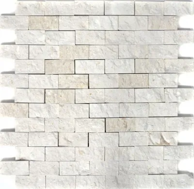 Produktbild von Mosani MOS29-49248, Mosaik, Weiß, Indoor, Rechteck, 305 mm, 290 mm