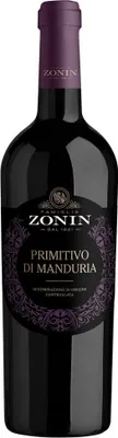 Produktbild von Zonin Primitivo Di Manduria DOC 2024 Primitivo di Manduria | Italien | 14,5% vol | 0,75 l