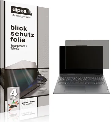 Produktbild von Blickschutzfolie für Lenovo Yoga 7 Pro matt Schutzfolie Folie Display Schutz dipos