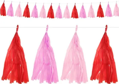 Produktbild von Papiergirlande mit Quasten, 250 cm – Godan