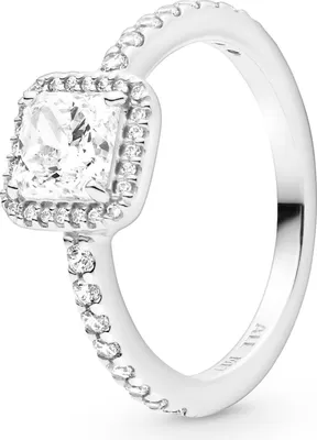 Produktbild von Pandora Quadratischer Funkelnder Strahlenkranz Ring 198863C01 Damenring, Ringgröße:64