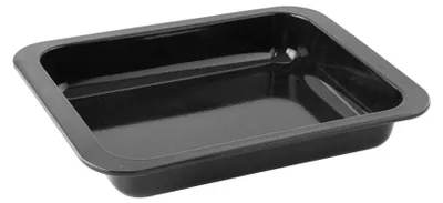 Produktbild von Zenker Ofenbackform (33 x 5 x 25 cm) SPECIAL COOKING, rechteckige Auflaufform mit Emaille-Versiegelung, Backform mit extra hohem Rand (Farbe: Schwarz)