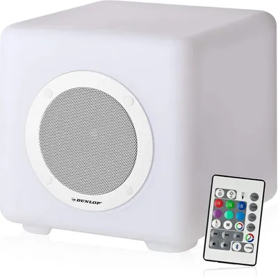 Produktbild von Lautsprecher Bluetooth Wireless Outdoor Farbwechsel Lampe 6 W Fernbedienung DUNLOP