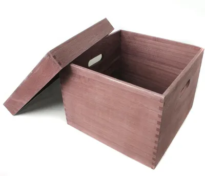 Produktbild von Holzkiste Regalkorb Kiste Holztruhen Dekokoffer Holzbox Aufbewahrungsbox mit Deckel W009