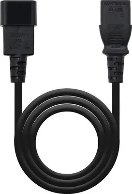 Produktbild von cpu stromkabel c13/f-c14/m 3m schwarz