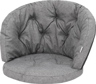 Image de Set de coussins de jardin "Amanda" Petit - 2 pièces (50×50 & 100×38 cm), 5 cm d'épaisseur, avec rubans, résistant aux intempéries | Pillopriim
