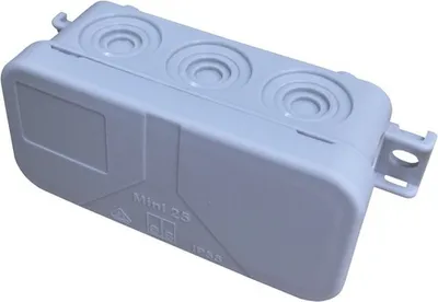 Produktbild von Spelsberg Abzweigkasten IP55 Mini 25 89x43 mm 1090801 ohne Klemmen 10 Einführungen