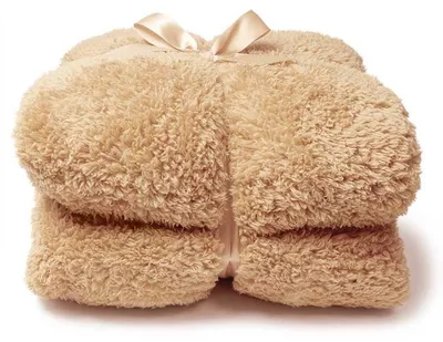 Produktbild von Unique Living – Plaid Teddy – 150 x 200 cm – Latte