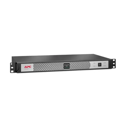 Produktbild von APC Smart-UPS SC SCL500RMI1UC - USV (Rack - einbaufähig) - Wechselstrom 230 V - 400 Watt - 500 VA - Ethernet 10/100, USB - Ausgangsanschlüsse: 4 - 1U - Schwarz, Silber - für P/N: AR106V, AR4018SPX432, AR4024SP, AR4024SPX429, AR4024SPX431, AR4024SPX432