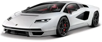 Image de Maisto 31459 - Modèle réduit de voiture - Lamborghini Countach LPI 800-4 (blanc, échelle 1:18) Modèle réduit de voiture