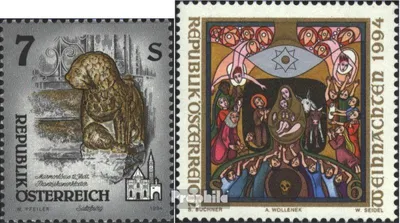Produktbild von Briefmarken Österreich 1994 Mi 2143,2144 (kompl.Ausg.) postfrisch Kunstwerke