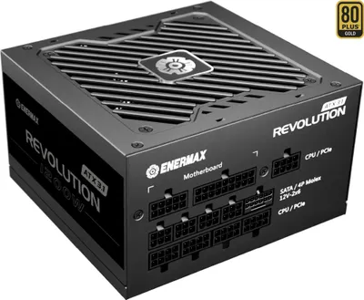 Immagine prodotto di Enermax Power Supply Revolution3 80+ Gold Black ATX3.1 - PC-/Server Netzteil