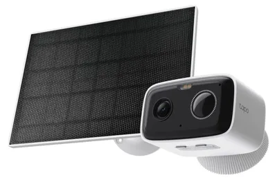 Zdjęcie produktu dla TP-Link Tapo C400 KIT, Kamera bezpieczeństwa IP, Zewnętrzna, Bezprzewodowy, Ściana, Biały, Pudełko