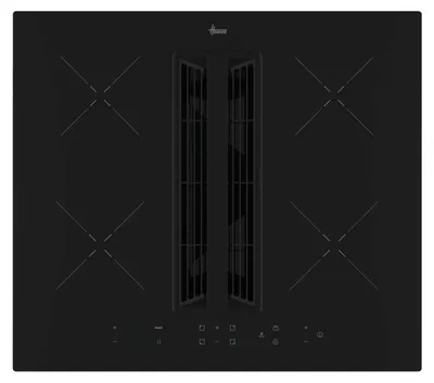Image de Hoover HIH6ICE, Noir, Encastrable, 60 cm, Table de cuisson à induction avec zones, Vitrocéramique, 4 zones/zones