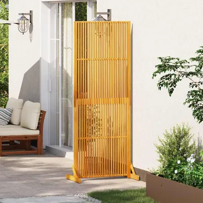 Produktbild von Möbel Sichtschutz Braun 79.5 x 50 x 200 cm Massivholz Akazie - Paravents 4108065