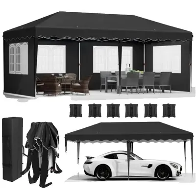 Produktbild von Pavillon, wasserdichtes Dach, UV-Schutz, Schwarz