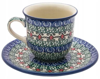 Produktbild von Ceramika Artystyczna Bolesławiec Tasse 180 ml handbemalt
