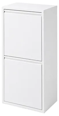 Abfalltrennsystem 3 Fächer 18 l + 2x 11 l klappbar weiß