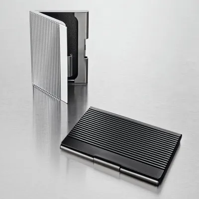 Produktbild von SIGEL VZ134 Visitenkarten-Etui matt black, schwarz, matt
