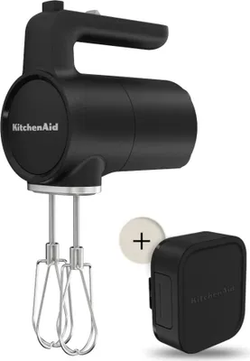 Zdjęcie produktu dla KitchenAid 5KHMR762BM, Mikser ręczny, Czarny, Miksowanie, Mieszanie, 0,91 m, MATTE BLACK, 1100 RPM