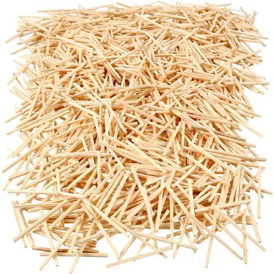 Produktbild von Bastelhölzchen, L 48 mm, D 2 mm, 850 Stck., 100 g/ 1 Pck [HOB-564911]