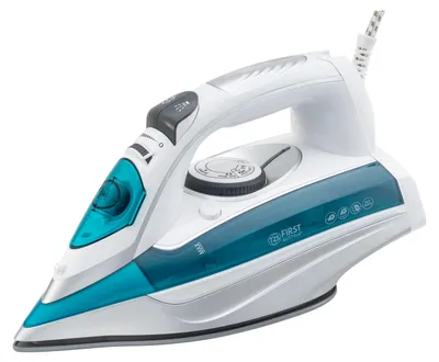 Immagine prodotto di TZS First Austria - Ferro da stiro a vapore 3100 W - Suola in ceramica - 93 ugelli, 25 g/min di vapore - Vapore verticale, sistema anticalcare e serbatoio da 450 ml - Verde