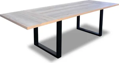 Productafbeelding van Eettafel, eethoektafel, tafel voor de eetkamer, modern, hout, bruin