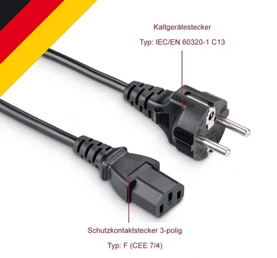 Produktbild von DELL-KABEL, PWR, 220 V, 2,0 m, 78390