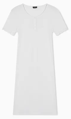 Produktbild von EMPORIO ARMANI Kurzer Bademantel für Damen, strukturiert, gerippt, Beige, Größe L