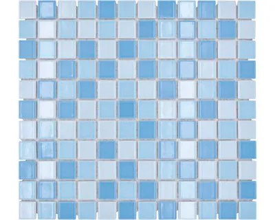 Immagine prodotto di Mosaico in ceramica blu, mosaico per cucina e bagno nei toni del blu 30x30 cm
