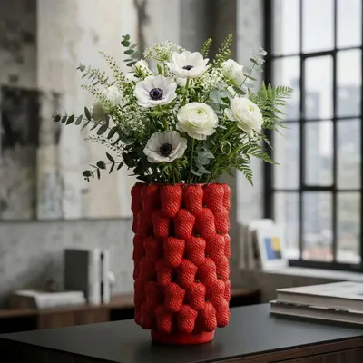 Immagine prodotto di Mauro Ferretti vaso fragole Ø 20x32 cm rosso