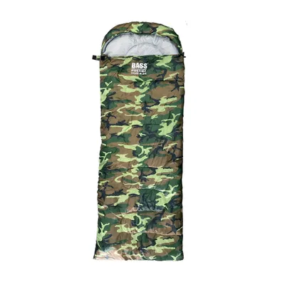 Produktbild von Kapuzenschlafsack, 2 in 1 Campingdecke, camo