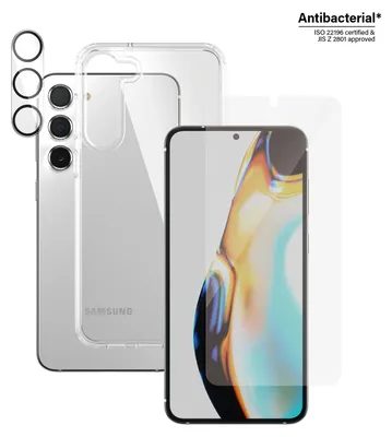 Produktbild von PanzerGlass Galaxy S23+ Kit Cover/Glas/Kameralinse