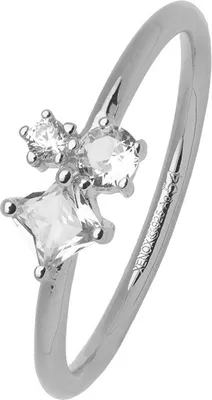 Produktbild von Xenox Damen 925 Sterling Silber Ring mit Zirkonia in silberfarben - SPLASH - XS2355, Ringgröße (Durchmesser):54 (17.2 mm Ø)