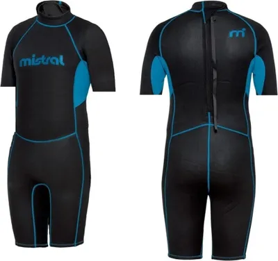 Produktbild von Mistral Herren Neoprenanzug Shorty blau Gr. M Tauchanzug Schwimmanzg Surfanzug