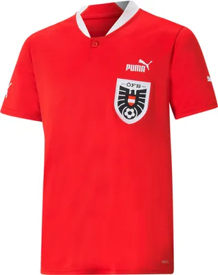Produktbild von PUMA ÖFB Österreich Heimtrikot 2022/23 Kinder puma red/puma white 176