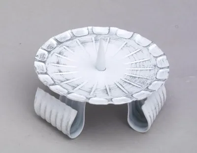 Produktbild von Dreifußleuchter, Kerzenleuchter weiss/silber 10 cm