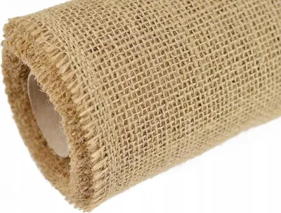 Produktbild von Jute Stoff Dekorativ Hochzeit Natürlich Tischläufer 5m lang, 30cm breit