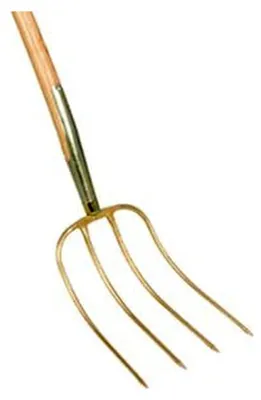 Produktbild von Dunggabel Erntekönig, Goldfarbig, Zinken: 4, 135 cm