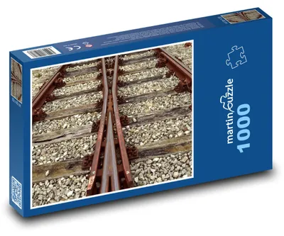 Obrázok produktu pre Puzzle 1000 Železničná trať a koľaje - martinpuzzle