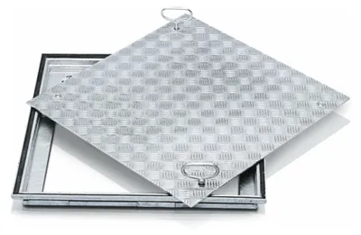 Produktbild von Zarges Schachtabdeckung aus Stahl mit Deckplattel 800 mm x 800 mm