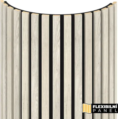 Obrázok produktu pre Stenový panel CONCEPT flexi Moonlight, čierna plsť + MDF, 2750x604x17 mm, 1,66 m2