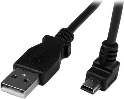 Obrázok produktu pre StarTech.com USBAMB2MD, 2 m, USB A, Mini-USB B, USB 2.0, 0,48 Gbit/s, Čierna