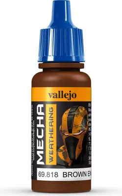 Vallejo Mecha Color 818 Brown Eng. Soot (Matt) 17ml Airbrushfarbe