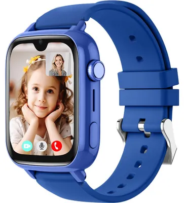 Produktbild von Protectly® 4G GPS Kinder Smartwatch – SOS-Taste – Videoanruf – HD-Kamera – WhatsApp – GPS Tracker Uhr – SIM auf Anfrage