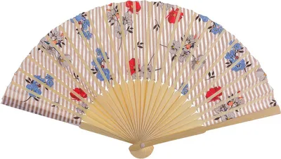 Produktbild von Fächer Faltbarer Handfächer Faltfächer Taschenfächer Strand »Oriental Flower«