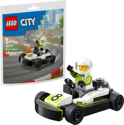Image de LEGO City Kart Racer, jeu de construction, 5 ans, plastique, 48 pièces, 41 g